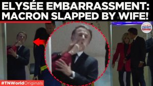 Brigitte Macron Appears to Slap French President at Aircraft Door!