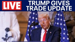 President Donald Trump announces trade deal with the United Kingdom