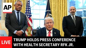 Trump holds press conference with Health Secretary RFK Jr.