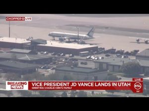 Vice President JD Vance lands in Utah to pay respects to Charlie Kirk