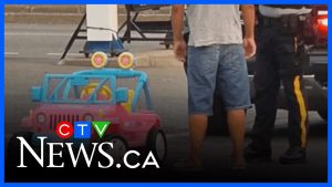 Man arrested after driving toy Barbie Jeep