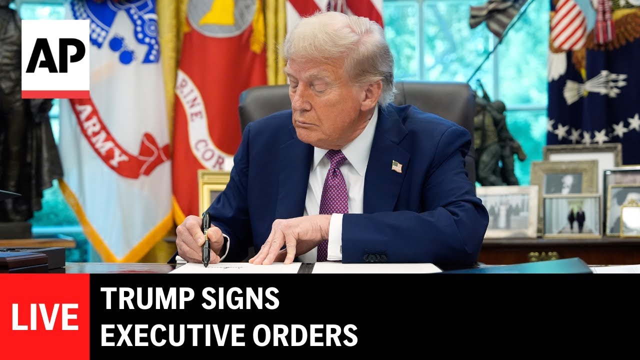 Trump signs executive orders