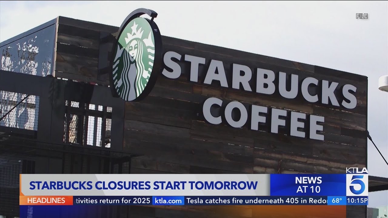 Starbucks closures start tomorrow
