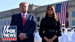 Trump participates in a September 11th event at the Pentagon