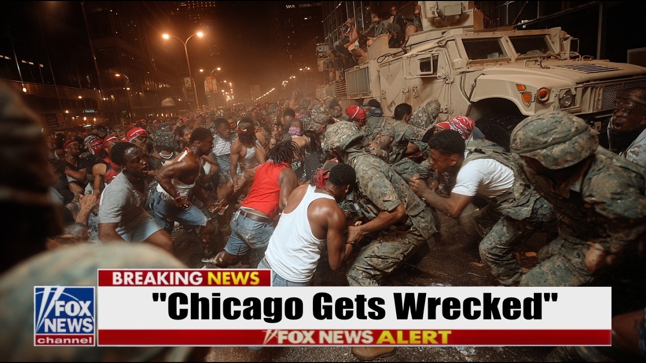 Illegals TAKE Chicago’s Center… BATTLE READY Marines Answer With PURE BRUTALITY