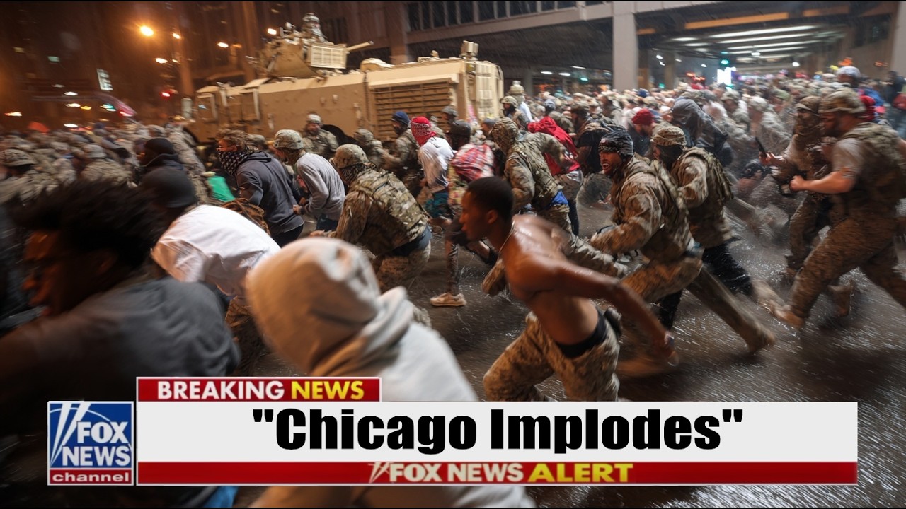 “INVASION” Mob STRIKES Chicago Jail… FRONTLINE Marines IGNORE Judge, SMASH Illegals