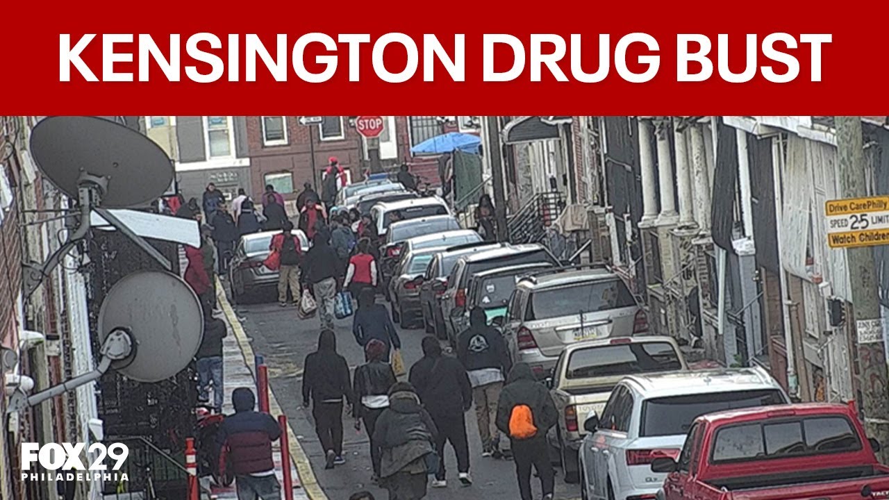 FBI, Philadelphia police hold gang, drug trafficking bust in Kensington