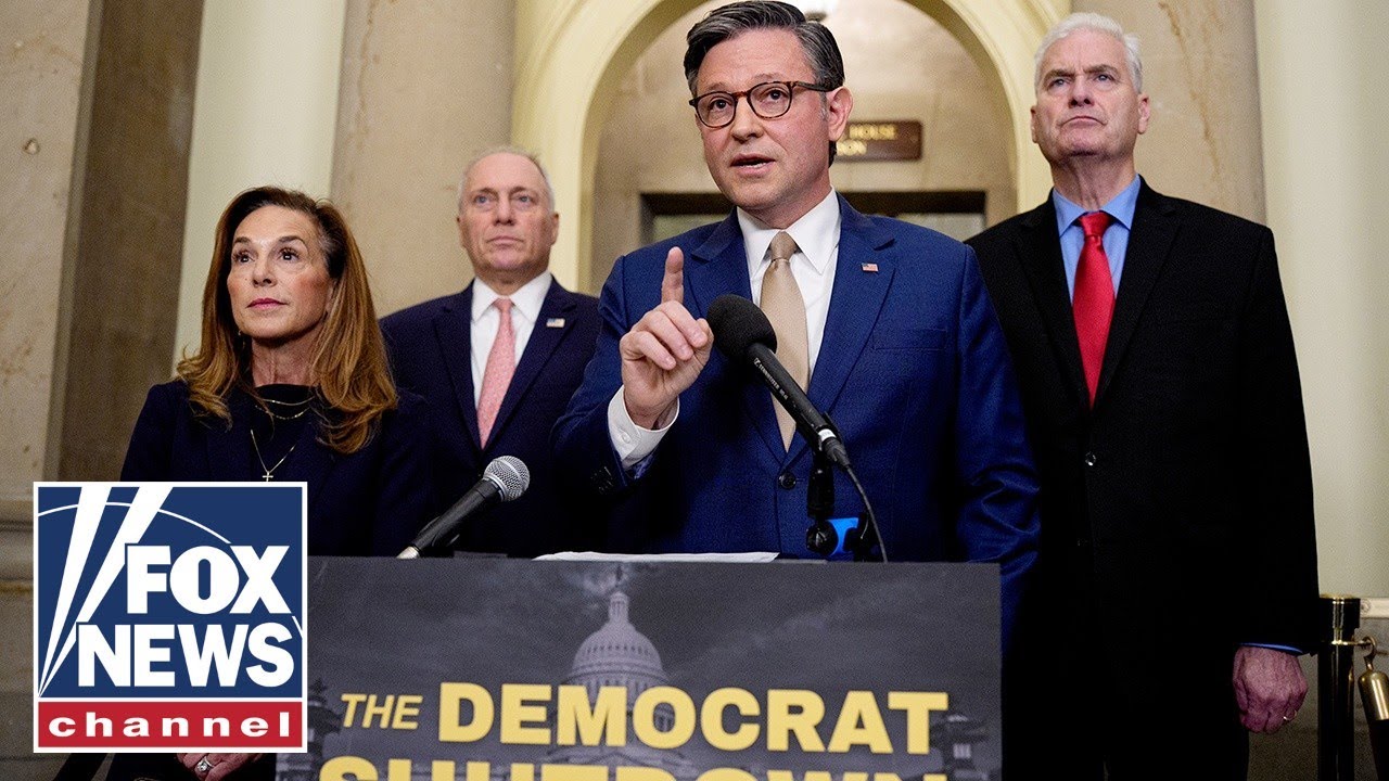 Speaker Johnson, GOP leaders address the government shutdown