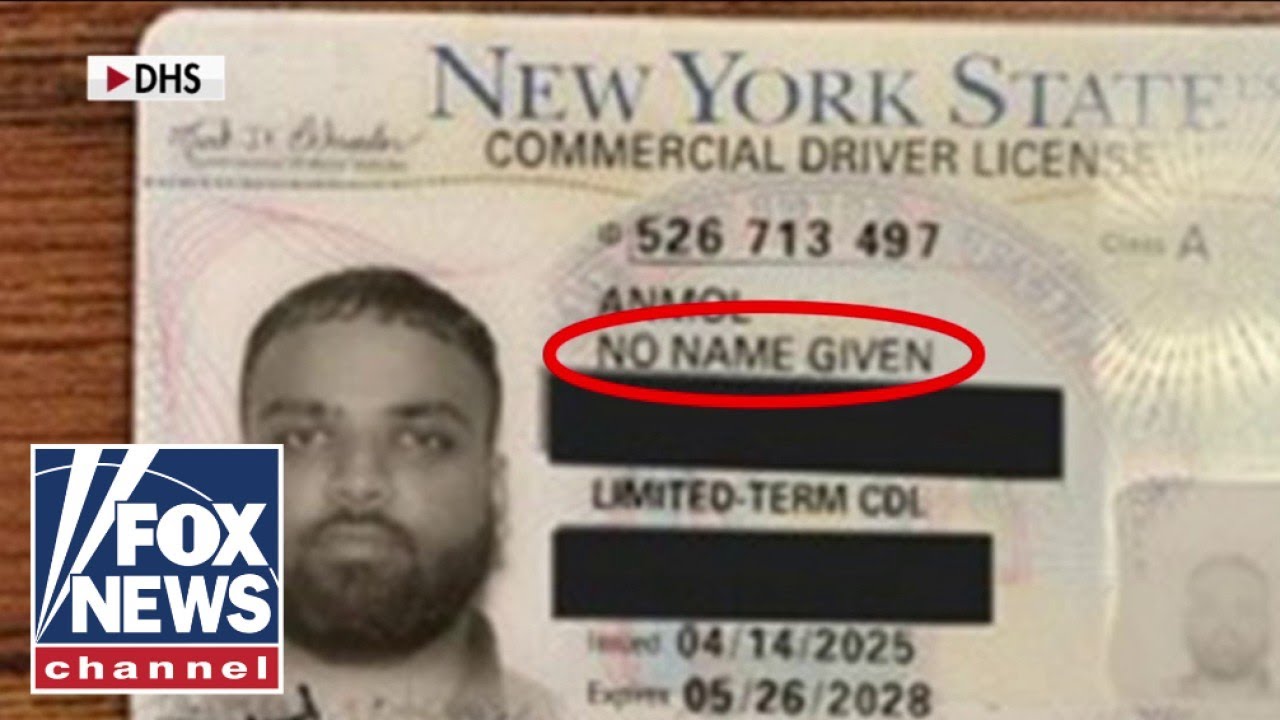 Illegal immigrant arrested with ‘NO NAME’ on driver’s license: ‘SHAMEFUL’