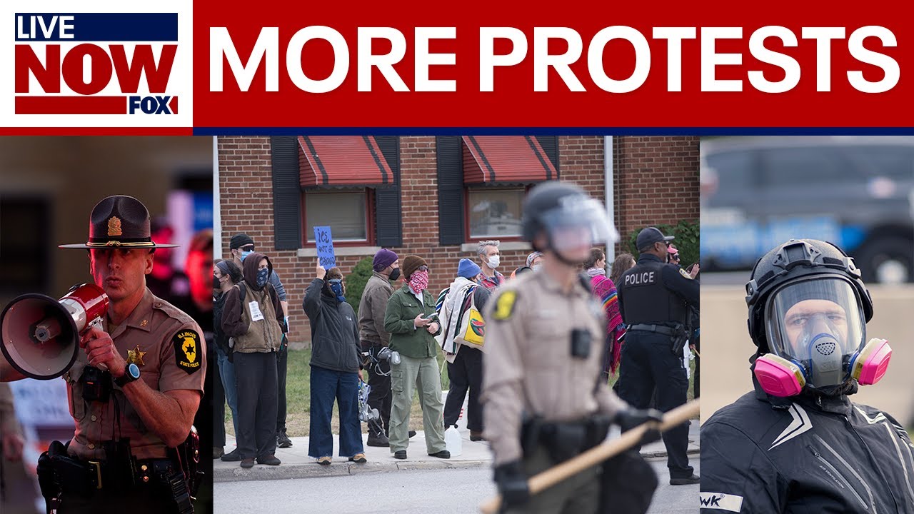 WATCH: ICE Protesters clash with law enforcement in Broadview, Illinois