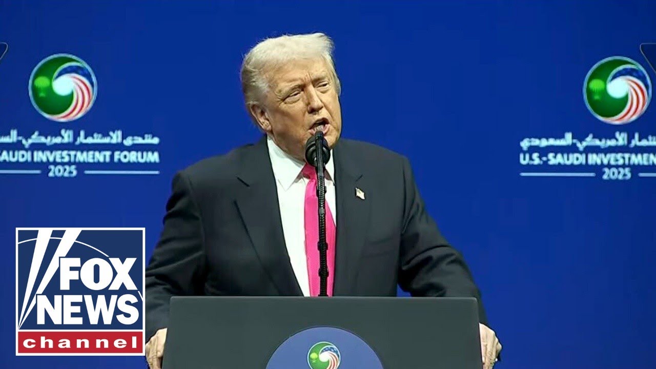 Trump speaks at US-Saudi business forum