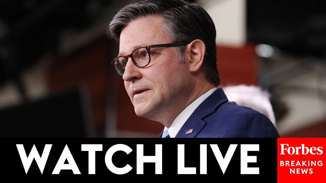 Speaker Johnson Holds Press Briefing On Day 36 Of The Government Shutdown