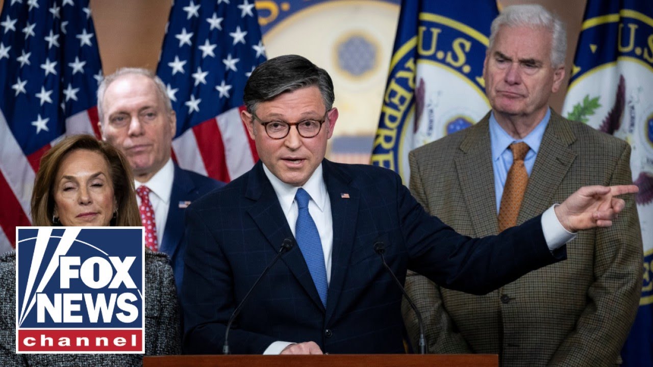 Speaker Johnson, House GOP leaders tout Trump’s economic agenda
