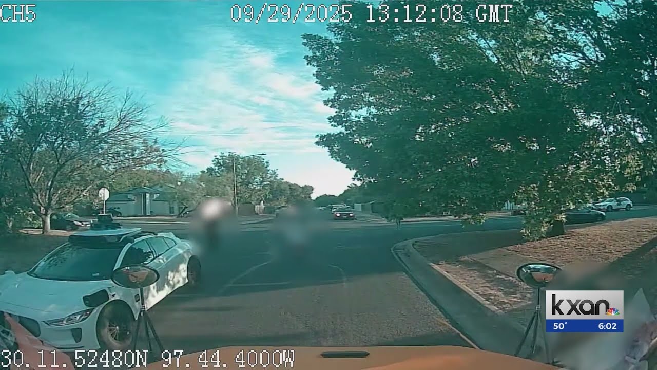 Videos show Waymo vehicles illegally passing Austin school buses 19 times this year