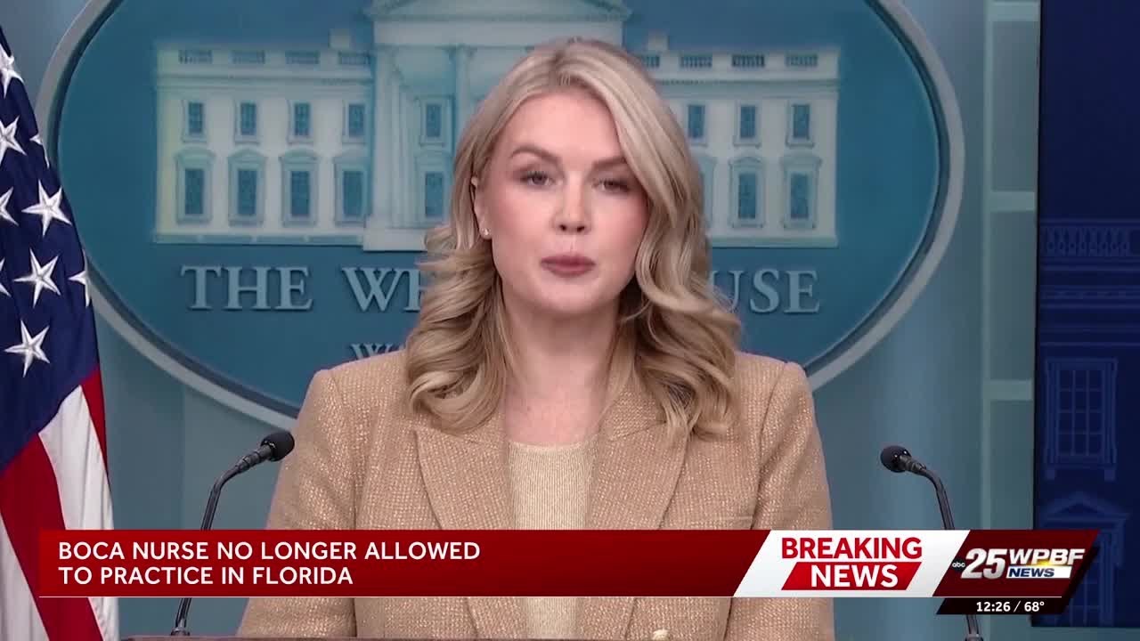 Florida bans nurse from practicing after disturbing social media comments about White House Press…
