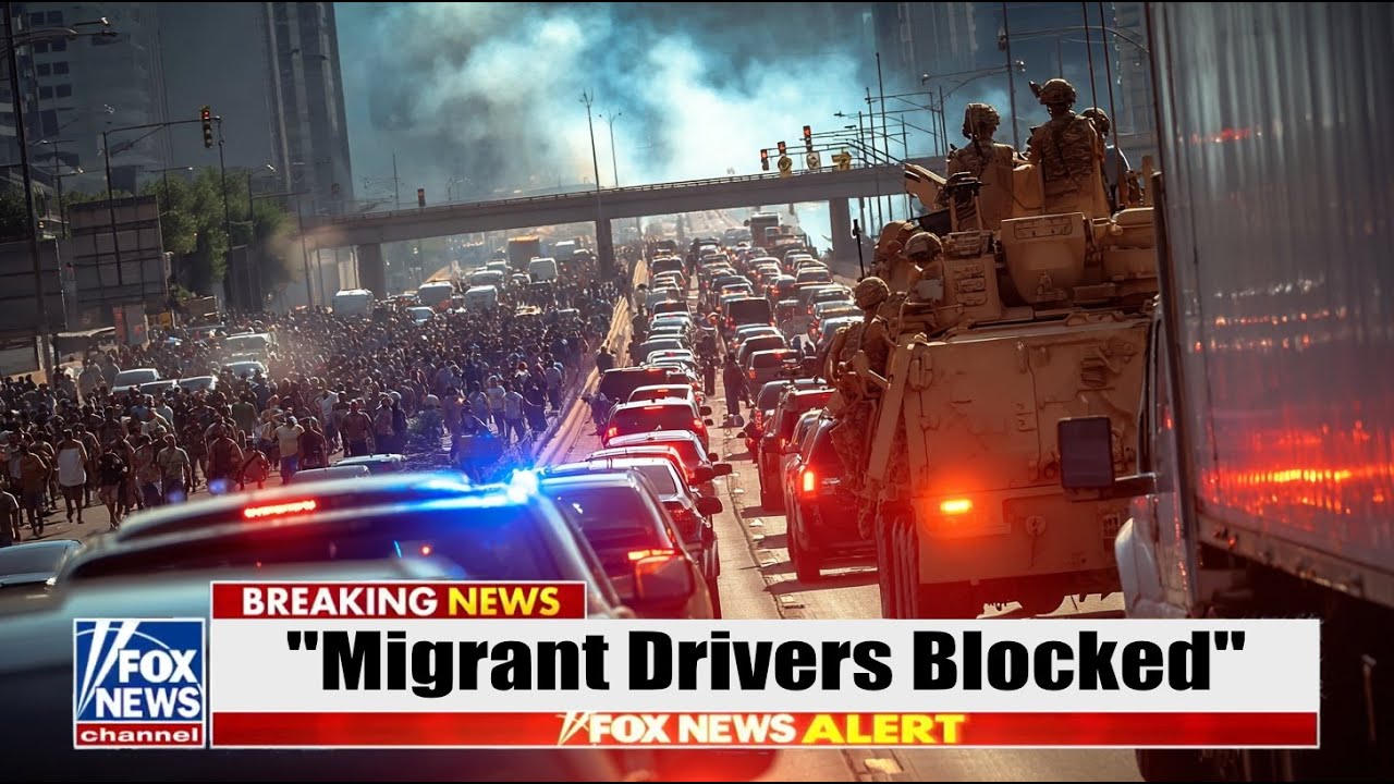 “INVASION” CONVOY JAMS Interstate… Texas ‘Marines’ SEAL EXITS, MARCH Illegals to MEXICO