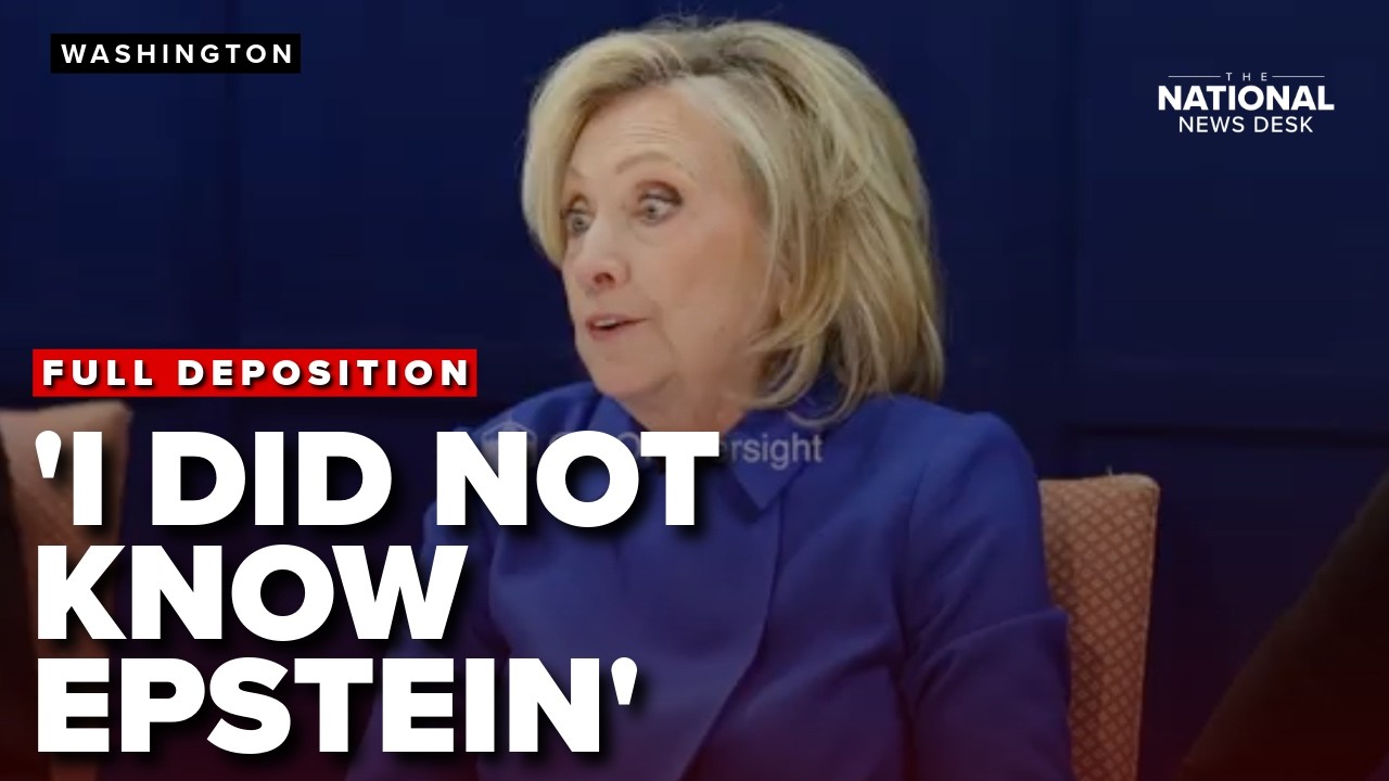 Hillary Clinton STORMED OUT of 4+ hour EPSTEIN deposition: What she told lawmakers