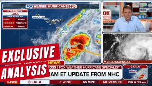 Tropical Storm Lala Maintaining its Strength as it Continues its Track Towards a Rare Near Landfall