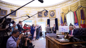 3 media outlets banned from White House let back in after federal judge blocked Trump’s action