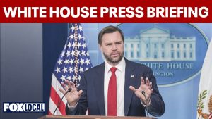 White House press briefing with Vice President JD Vance