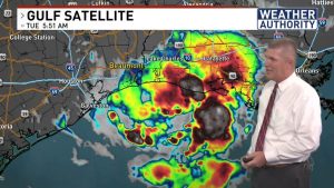 Tropical Storm Edouard Nears Southeast Texas Latest Track, Rainfall & Timing