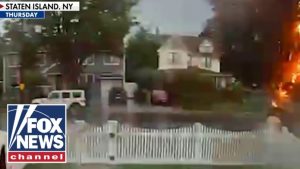 Jarring video captures moment man gets STRUCK by lightning