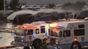 Fort Worth EV fire burns for 17 hours — raising concerns about toxic smoke, safety