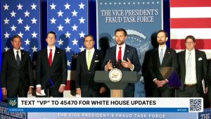 Vice President JD Vance Holds a Fraud Task Force Press Conference, Oct. 21, 2026